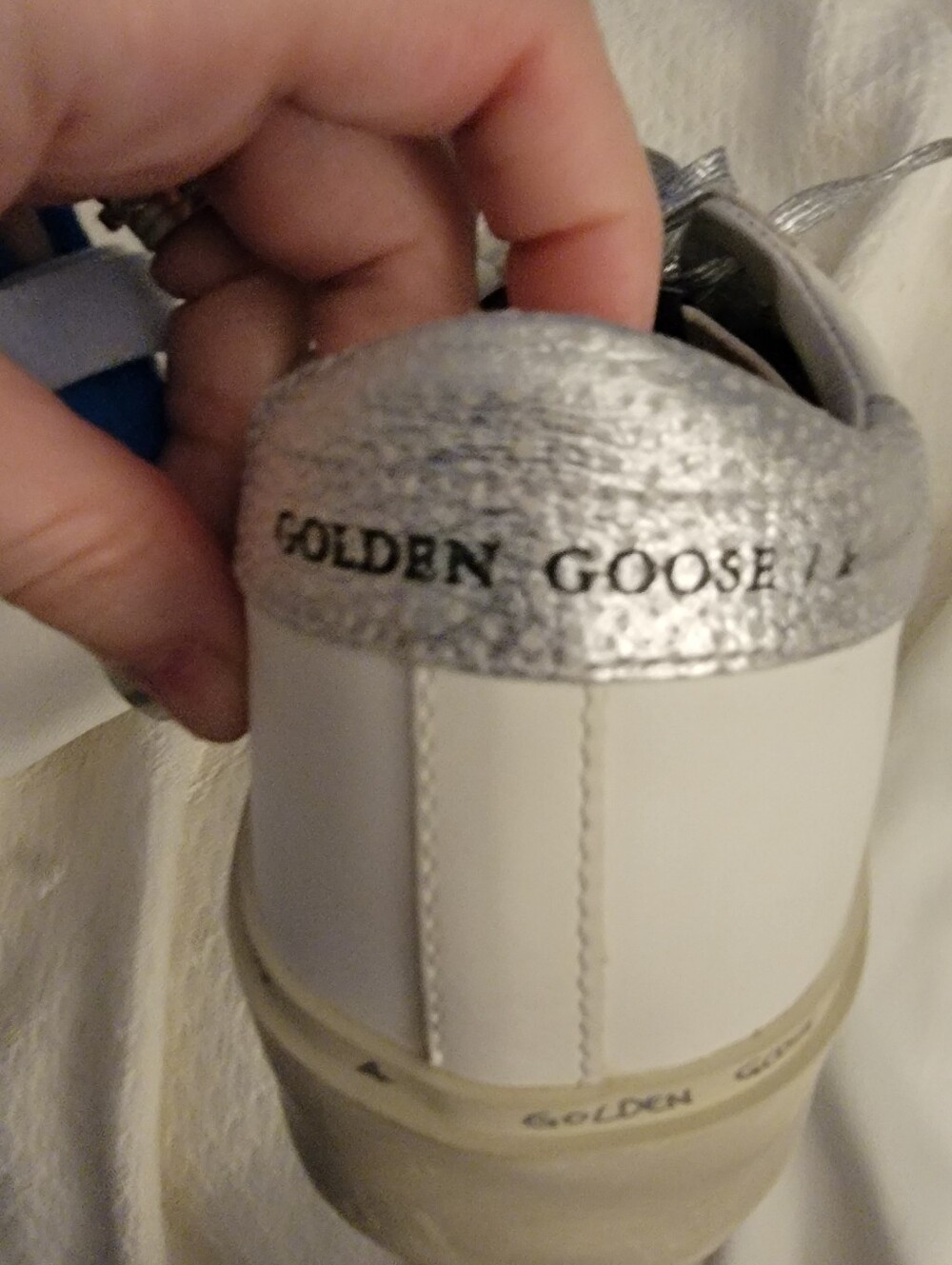 NW Dust Bag Golden Goose Silver Star Sneakers - Picture 9 of 13